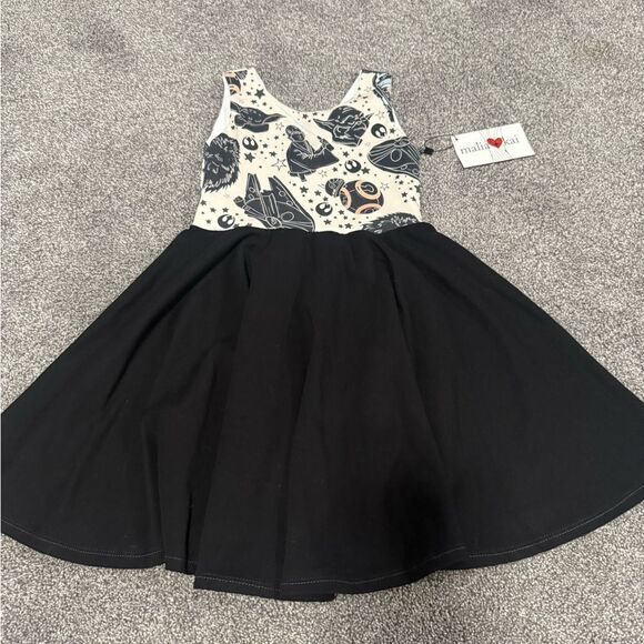 Malia + Kai Disneys Star Wars Theme Twirl Dress Sz 5
